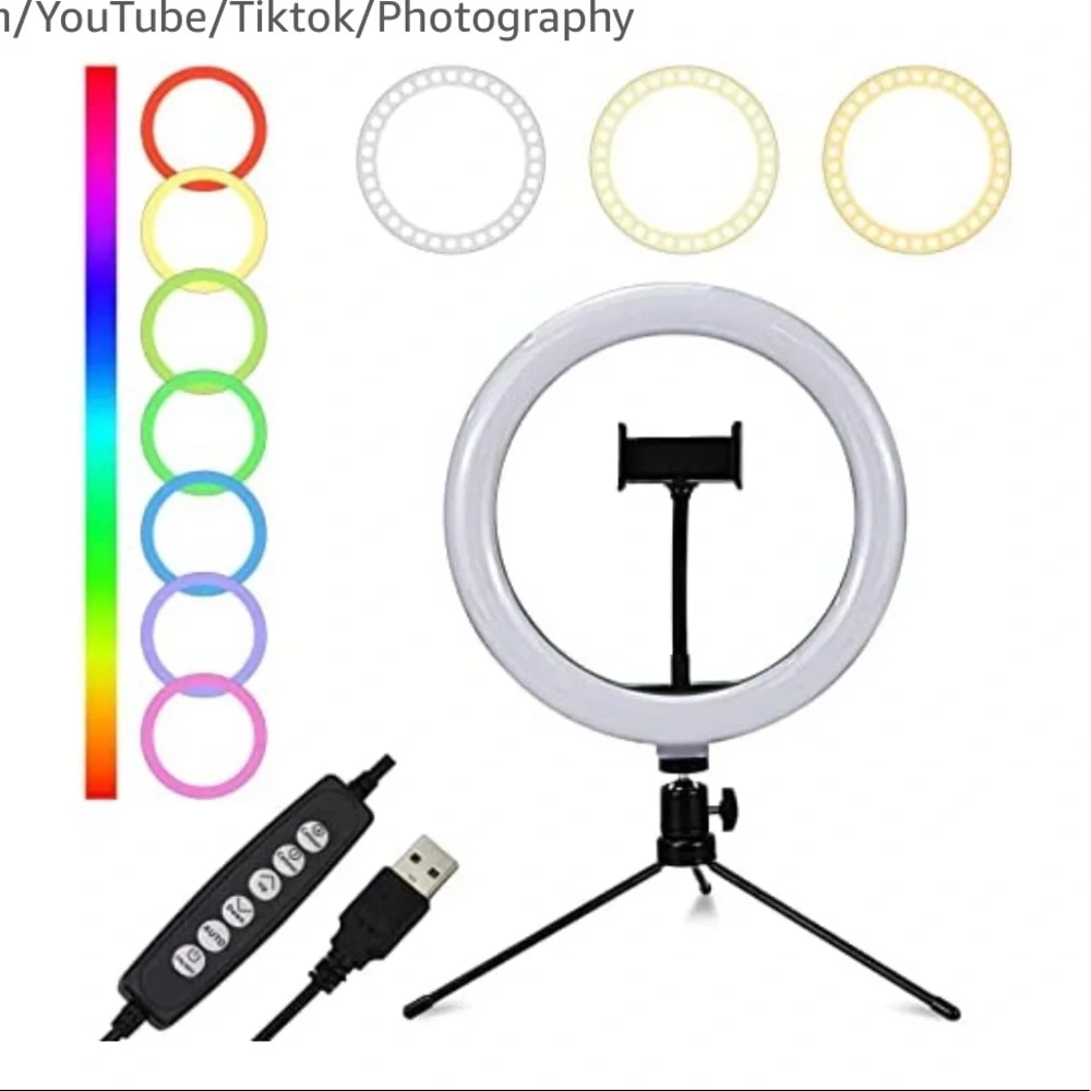 Led 10””.2 ring light (new)